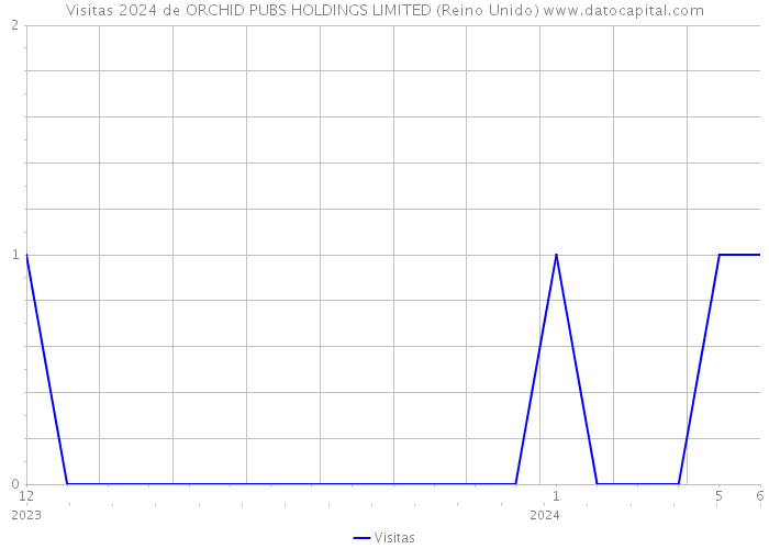 Visitas 2024 de ORCHID PUBS HOLDINGS LIMITED (Reino Unido) 