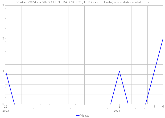 Visitas 2024 de XING CHEN TRADING CO., LTD (Reino Unido) 