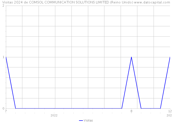 Visitas 2024 de COMSOL COMMUNICATION SOLUTIONS LIMITED (Reino Unido) 