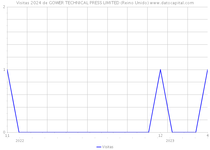 Visitas 2024 de GOWER TECHNICAL PRESS LIMITED (Reino Unido) 