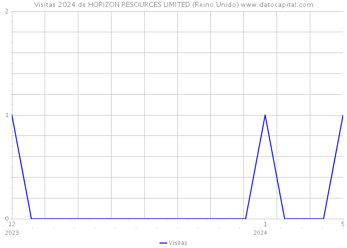 Visitas 2024 de HORIZON RESOURCES LIMITED (Reino Unido) 