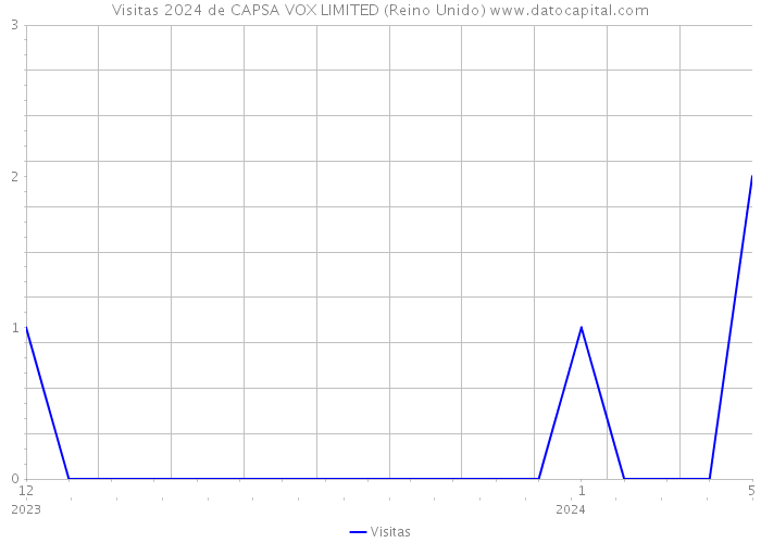 Visitas 2024 de CAPSA VOX LIMITED (Reino Unido) 
