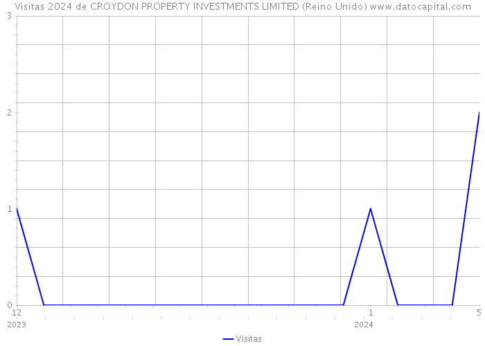 Visitas 2024 de CROYDON PROPERTY INVESTMENTS LIMITED (Reino Unido) 