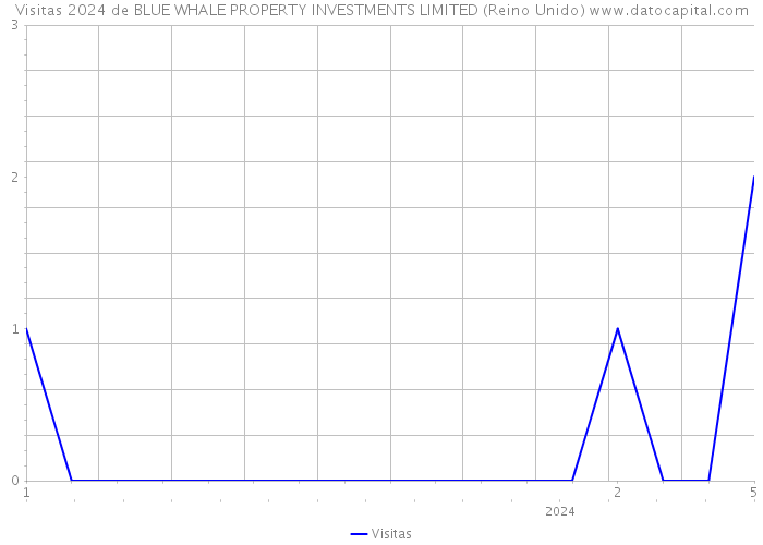 Visitas 2024 de BLUE WHALE PROPERTY INVESTMENTS LIMITED (Reino Unido) 