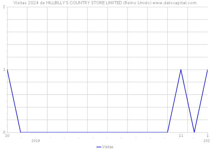 Visitas 2024 de HILLBILLY'S COUNTRY STORE LIMITED (Reino Unido) 