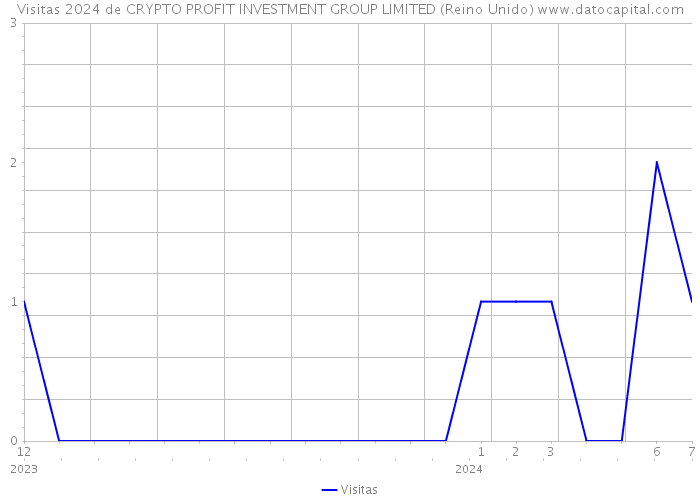 Visitas 2024 de CRYPTO PROFIT INVESTMENT GROUP LIMITED (Reino Unido) 