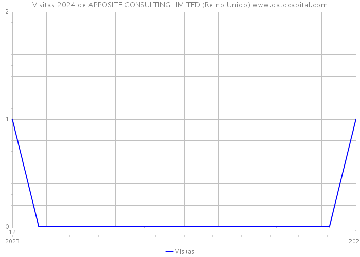 Visitas 2024 de APPOSITE CONSULTING LIMITED (Reino Unido) 