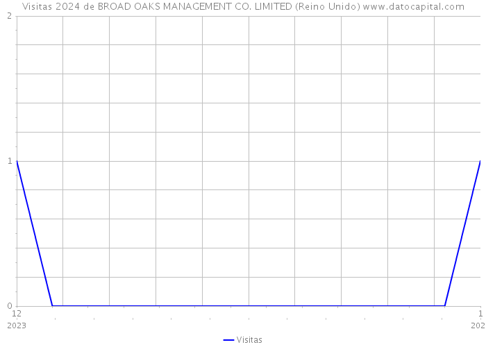 Visitas 2024 de BROAD OAKS MANAGEMENT CO. LIMITED (Reino Unido) 