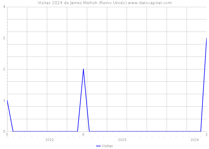 Visitas 2024 de James Mellish (Reino Unido) 