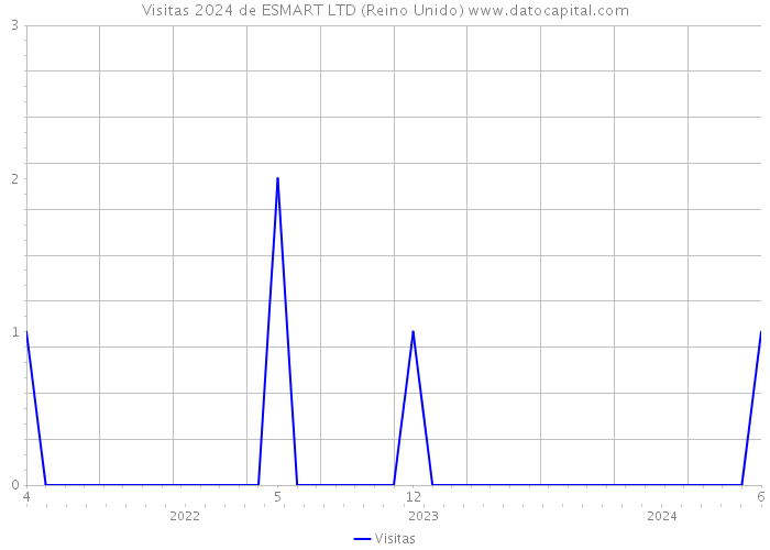 Visitas 2024 de ESMART LTD (Reino Unido) 