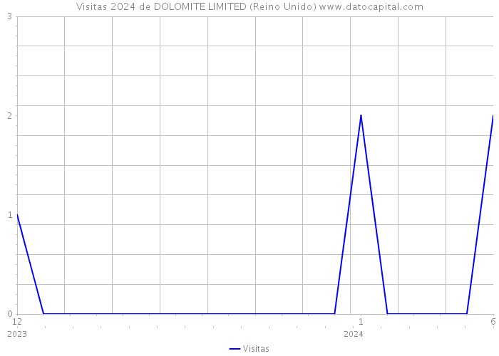 Visitas 2024 de DOLOMITE LIMITED (Reino Unido) 