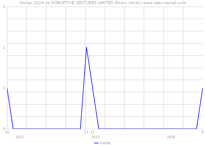 Visitas 2024 de DISRUPTIVE VENTURES LIMITED (Reino Unido) 