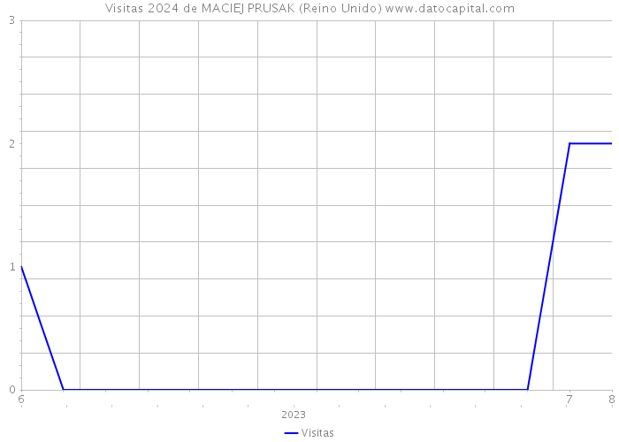 Visitas 2024 de MACIEJ PRUSAK (Reino Unido) 