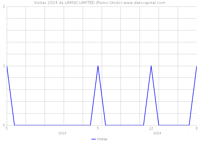 Visitas 2024 de LIMING LIMITED (Reino Unido) 