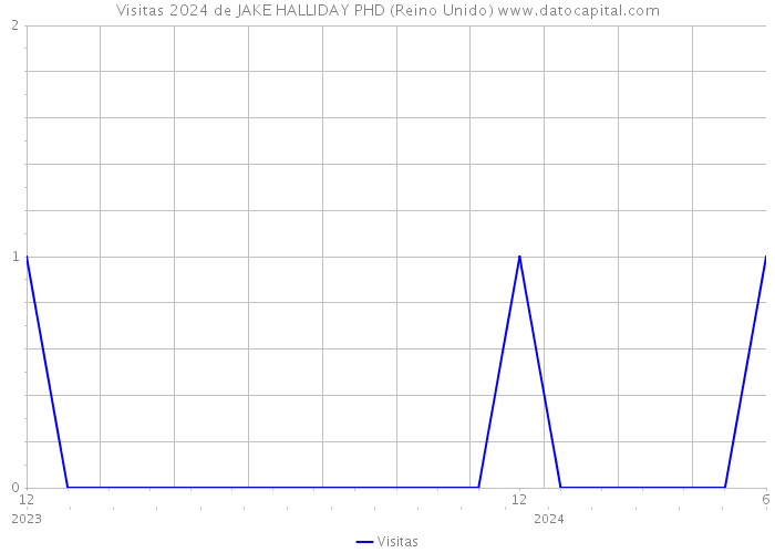 Visitas 2024 de JAKE HALLIDAY PHD (Reino Unido) 