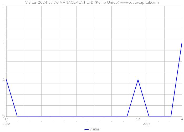 Visitas 2024 de 76 MANAGEMENT LTD (Reino Unido) 