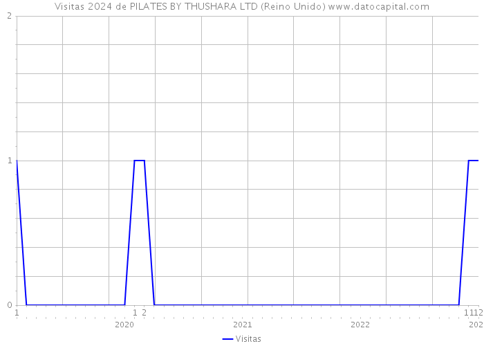 Visitas 2024 de PILATES BY THUSHARA LTD (Reino Unido) 