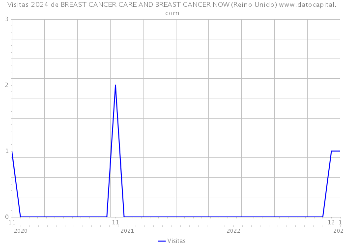 Visitas 2024 de BREAST CANCER CARE AND BREAST CANCER NOW (Reino Unido) 
