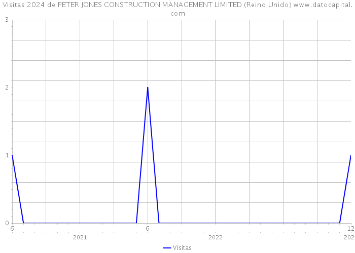 Visitas 2024 de PETER JONES CONSTRUCTION MANAGEMENT LIMITED (Reino Unido) 