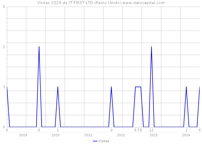 Visitas 2024 de IT FIRST LTD (Reino Unido) 