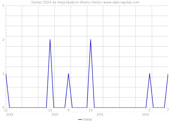 Visitas 2024 de Anja Hudson (Reino Unido) 