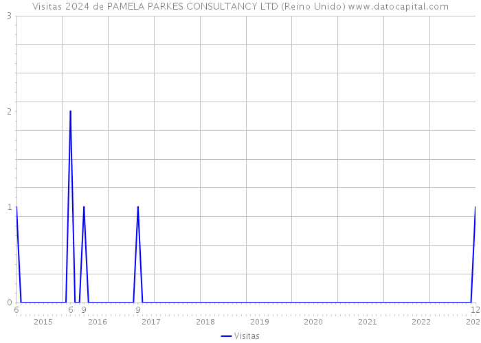 Visitas 2024 de PAMELA PARKES CONSULTANCY LTD (Reino Unido) 