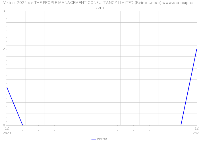 Visitas 2024 de THE PEOPLE MANAGEMENT CONSULTANCY LIMITED (Reino Unido) 