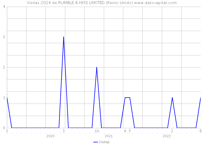 Visitas 2024 de RUMBLE & HISS LIMITED (Reino Unido) 