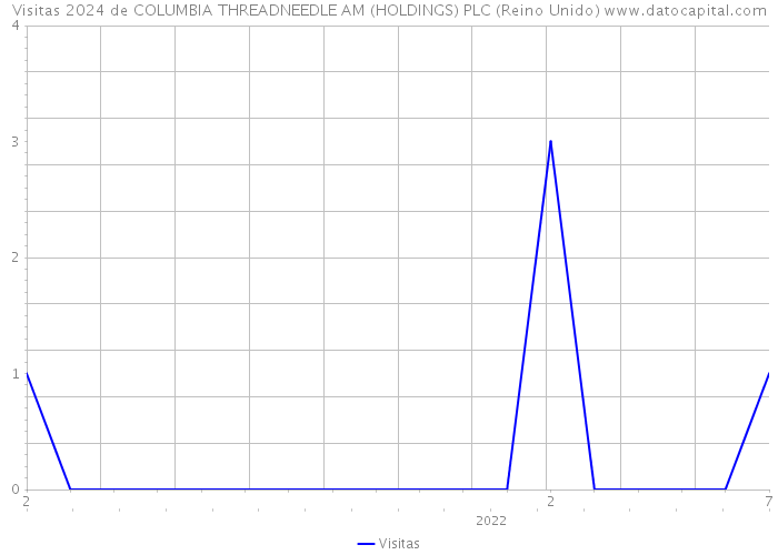 Visitas 2024 de COLUMBIA THREADNEEDLE AM (HOLDINGS) PLC (Reino Unido) 