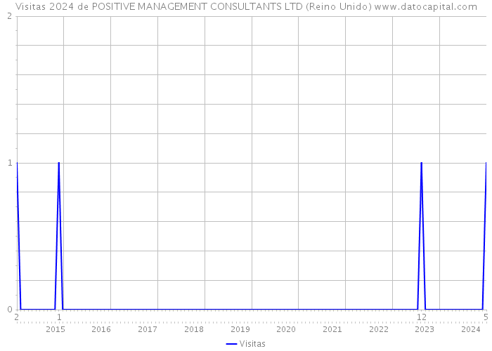 Visitas 2024 de POSITIVE MANAGEMENT CONSULTANTS LTD (Reino Unido) 