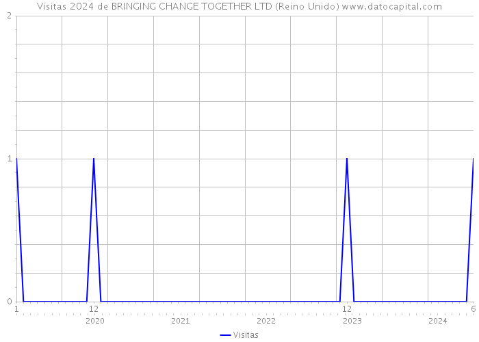 Visitas 2024 de BRINGING CHANGE TOGETHER LTD (Reino Unido) 