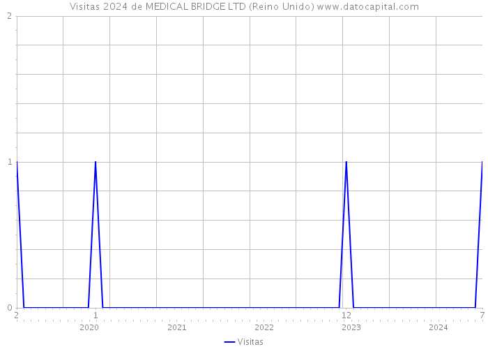 Visitas 2024 de MEDICAL BRIDGE LTD (Reino Unido) 