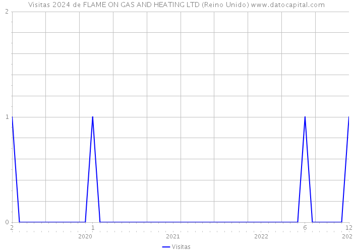 Visitas 2024 de FLAME ON GAS AND HEATING LTD (Reino Unido) 