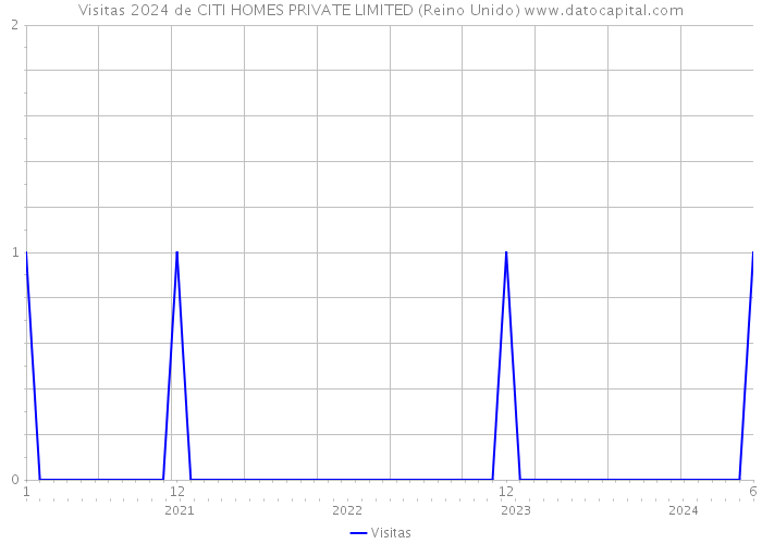 Visitas 2024 de CITI HOMES PRIVATE LIMITED (Reino Unido) 