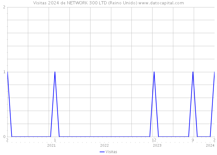 Visitas 2024 de NETWORK 300 LTD (Reino Unido) 