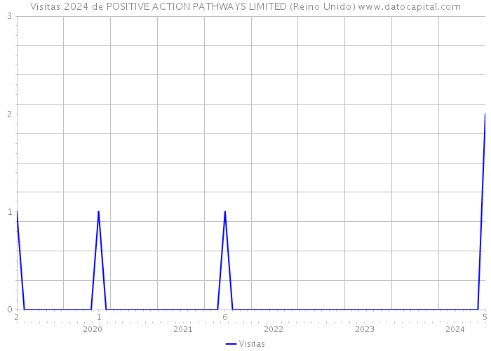 Visitas 2024 de POSITIVE ACTION PATHWAYS LIMITED (Reino Unido) 