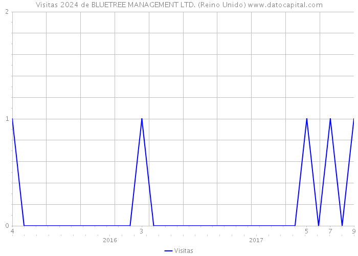 Visitas 2024 de BLUETREE MANAGEMENT LTD. (Reino Unido) 