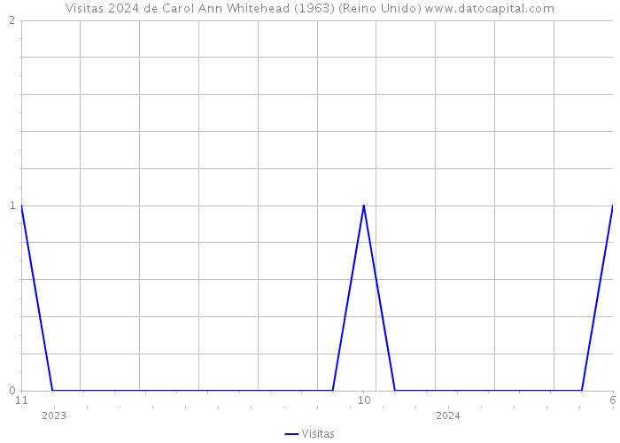 Visitas 2024 de Carol Ann Whitehead (1963) (Reino Unido) 