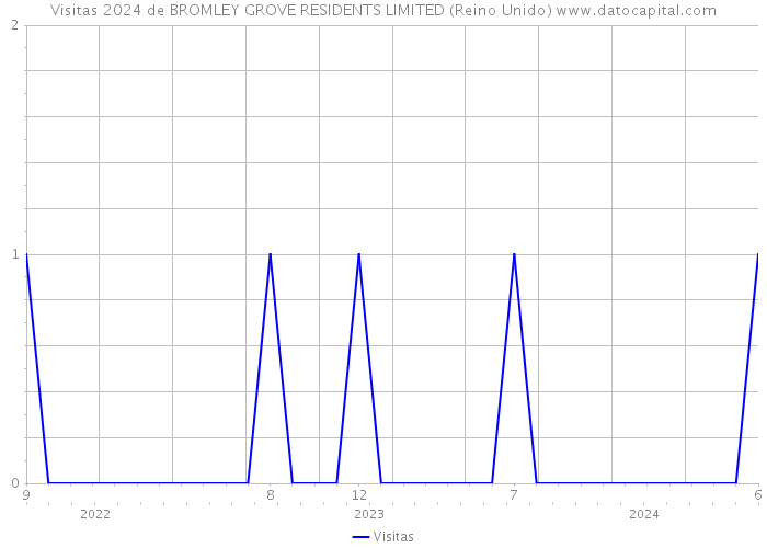 Visitas 2024 de BROMLEY GROVE RESIDENTS LIMITED (Reino Unido) 