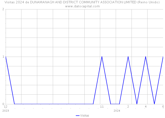 Visitas 2024 de DUNAMANAGH AND DISTRICT COMMUNITY ASSOCIATION LIMITED (Reino Unido) 