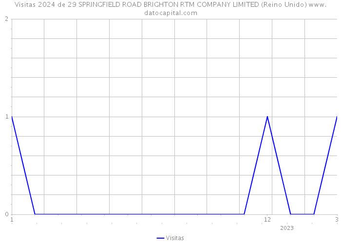 Visitas 2024 de 29 SPRINGFIELD ROAD BRIGHTON RTM COMPANY LIMITED (Reino Unido) 