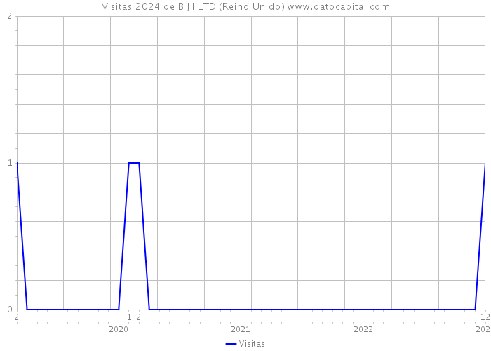 Visitas 2024 de B J I LTD (Reino Unido) 