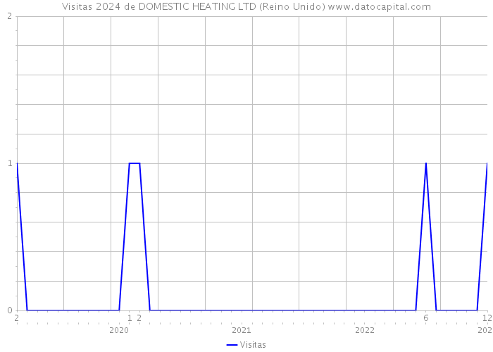 Visitas 2024 de DOMESTIC HEATING LTD (Reino Unido) 