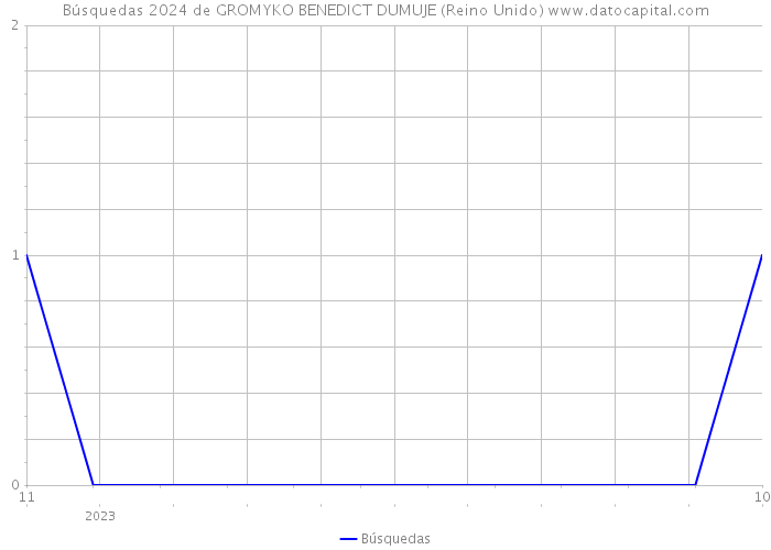 Búsquedas 2024 de GROMYKO BENEDICT DUMUJE (Reino Unido) 