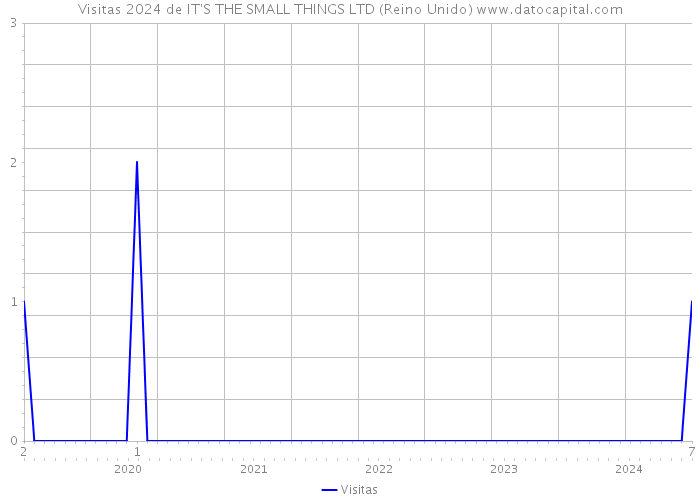 Visitas 2024 de IT'S THE SMALL THINGS LTD (Reino Unido) 