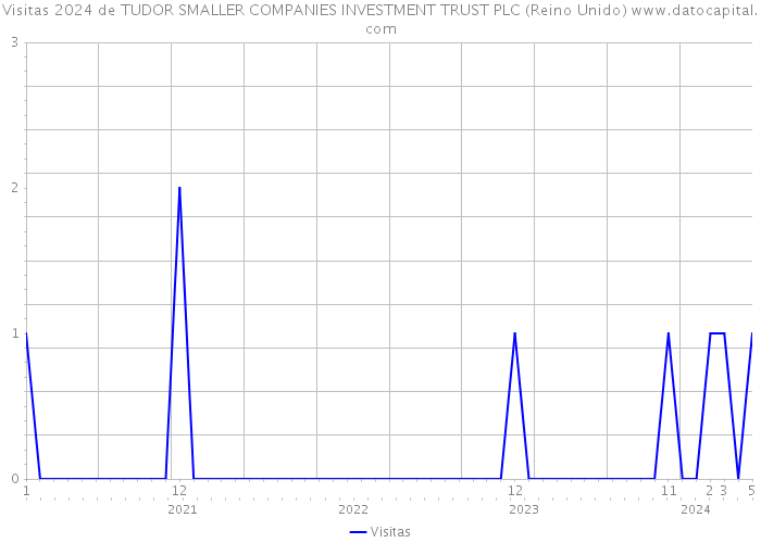 Visitas 2024 de TUDOR SMALLER COMPANIES INVESTMENT TRUST PLC (Reino Unido) 