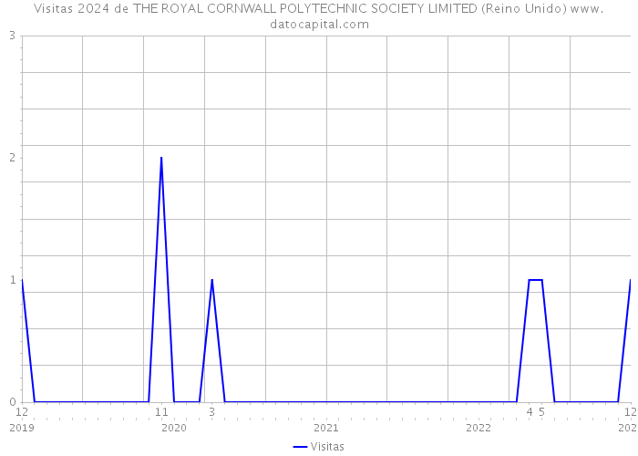 Visitas 2024 de THE ROYAL CORNWALL POLYTECHNIC SOCIETY LIMITED (Reino Unido) 