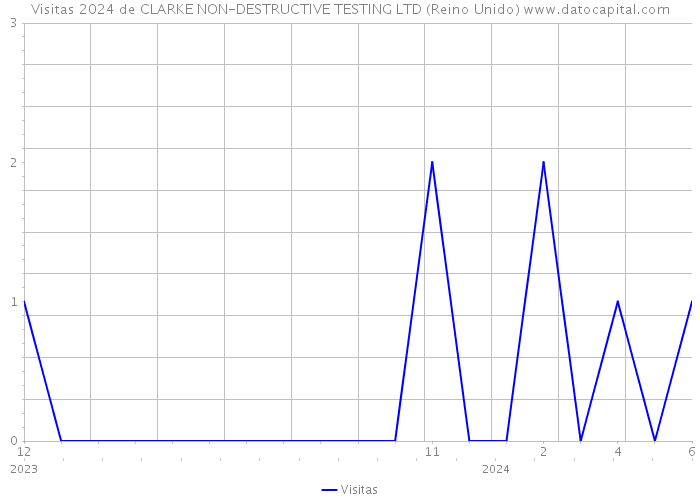 Visitas 2024 de CLARKE NON-DESTRUCTIVE TESTING LTD (Reino Unido) 