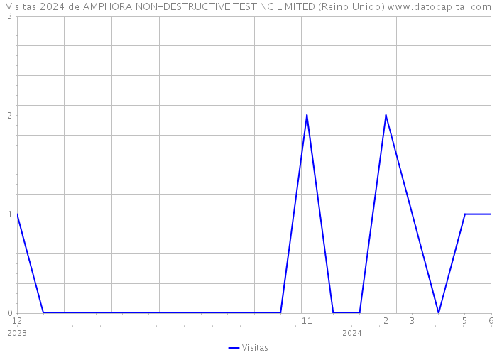 Visitas 2024 de AMPHORA NON-DESTRUCTIVE TESTING LIMITED (Reino Unido) 