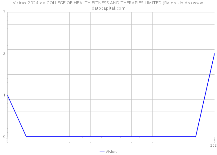 Visitas 2024 de COLLEGE OF HEALTH FITNESS AND THERAPIES LIMITED (Reino Unido) 